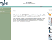 Tablet Screenshot of meskotex.com
